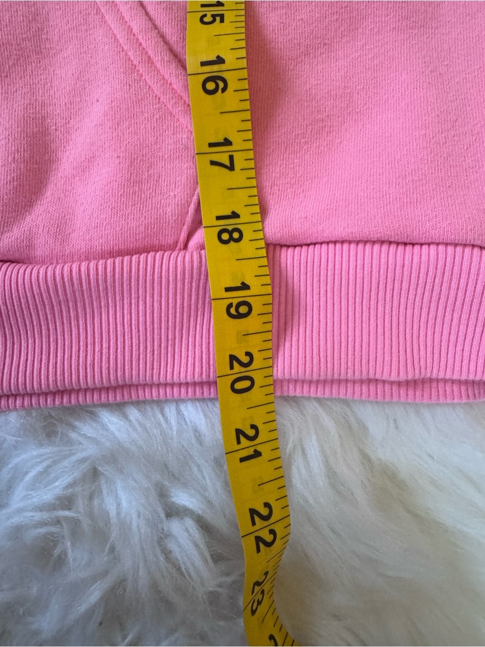 American Eagle Size L Women's Coral/Pink Cropped Hoodie - Picture 8 of 9